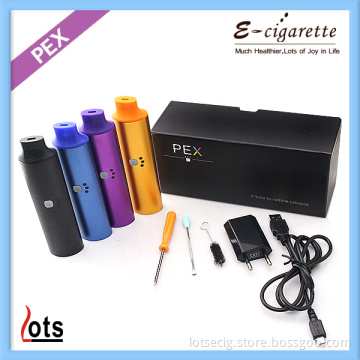 2014 Newest Dry Herb Vaporizer Electronic Cigarette Pex Vaporizer with 18650 2200mAh Battery